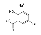 sodium 5-chloro-2-hydroxybenzoate Structure