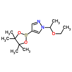 1-(1-Ethoxyethyl)-1H-pyrazole-4-boronic acid pinacol ester Structure