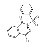 N-benzenesulfonyl-phthalamic acid结构式