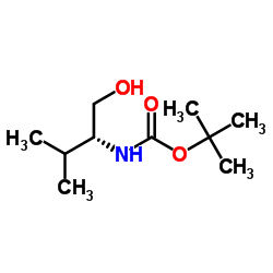 N-Boc-D-缬氨醇结构式