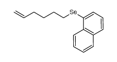 5-hexenyl 1-naphthyl selenide Structure
