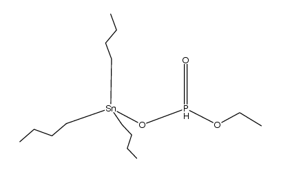 O-ethyl-O'-tri-n-butylstannyl phosphonate Structure