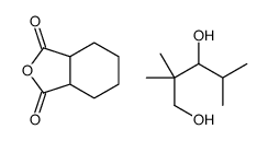 3a,4,5,6,7,7a-hexahydro-2-benzofuran-1,3-dione,2,2,4-trimethylpentane-1,3-diol结构式