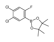 45-二氯-2-氟苯硼酸频那醇酯结构式