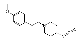 4-isothiocyanato-1-[2-(4-methoxyphenyl)ethyl]piperidine Structure