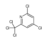 2,4-dichloro-6-(trichloromethyl)pyridine Structure