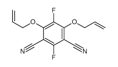 2,5-difluoro-4,6-bis(prop-2-enoxy)benzene-1,3-dicarbonitrile Structure