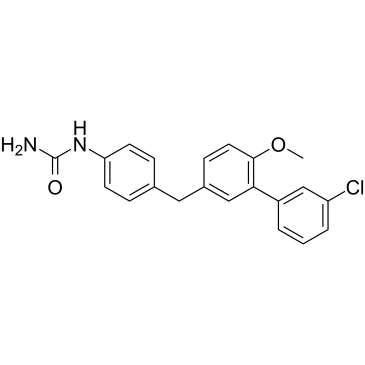 [4-[[3-(3-chlorophenyl)-4-methoxyphenyl]methyl]phenyl]urea picture