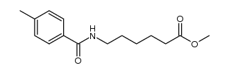 methyl 6-(4-methylbenzamido)hexanoate结构式