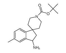tert-Butyl3-amino-5-methyl-2,3-dihydrospiro[indene-1,4'-piperidine]-1'-carboxylate Structure