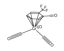 1S-(o-trifluoromethyl benzaldehyde)tricarbonylchromium Structure