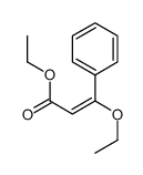 ethyl 3-ethoxy-3-phenylprop-2-enoate结构式