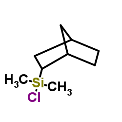 2-(二环庚烷基)二甲基氯硅烷结构式