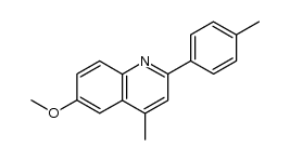6-methoxy-4-methyl-2-(p-tolyl)quinoline结构式
