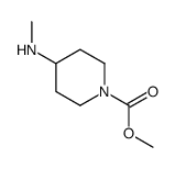 methyl 4-(methylamino)piperidine-1-carboxylate Structure
