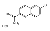 6-氯喹啉-2-羧酰胺盐酸盐结构式