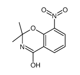 2,2-DIMETHYL-8-NITRO-2H-BENZO[E][1,3]OXAZIN-4(3H)-ONE结构式