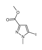 5-碘-1-甲基吡唑-3-甲酸甲酯结构式