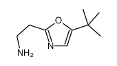 2-(5-叔丁基-1,3-噁唑-2-基)乙胺结构式