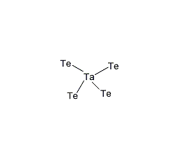 Tantalum tetratelluride Structure