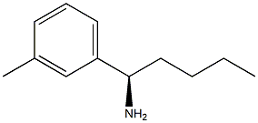 (1R)-1-(3-METHYLPHENYL)PENTAN-1-AMINE Structure