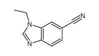 1-Ethyl-1H-benzo[d]imidazole-6-carbonitrile Structure
