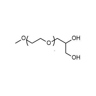 Poly(oxy-1,2-ethanediyl),a-(2,3-dihydroxypropyl)-w-methoxy Structure
