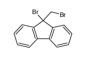 9-bromo-9-bromomethyl-fluorene结构式