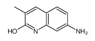 7-Amino-3-methyl-2(1H)-quinolinone结构式