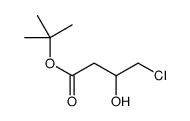 tert-butyl 4-chloro-3-hydroxybutanoate结构式