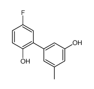4-fluoro-2-(3-hydroxy-5-methylphenyl)phenol Structure