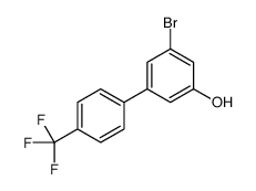 3-bromo-5-[4-(trifluoromethyl)phenyl]phenol结构式
