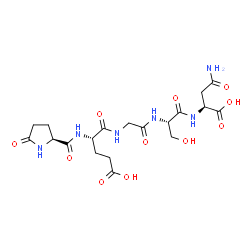 pyroglutamyl-glutamyl-glycyl-seryl-asparagine picture