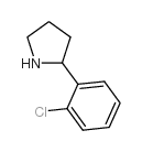 2-(2-氯苯基)吡咯烷结构式