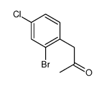 1-(2-Bromo-4-chlorophenyl)propan-2-one Structure