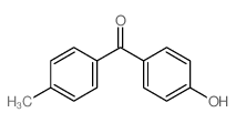 4-Hydroxy-4'-methylbenzophenone Structure