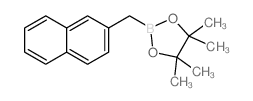 4,4,5,5-四甲基-2-(萘-2-甲基)-1,3,2-二噁硼烷结构式