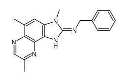 N-benzyl-3,5,8-trimethylimidazo[4,5-f]quinoxalin-2-amine Structure