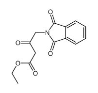 4-邻苯二甲酰亚氨基乙酰乙酸乙酯结构式