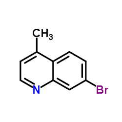 7-Bromo-4-methylquinoline Structure