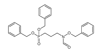 dibenzyl (3-(N-(benzyloxy)formamido)propyl)phosphonate Structure