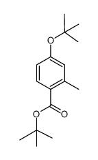 tert-butyl 4-tert-butoxy-2-methylbenzoate Structure
