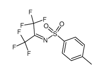 N-tosylhexafluoroacetone imine结构式