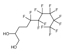 5,5,6,6,7,7,8,8,9,9,10,10,10-tridecafluorodecane-1,2-diol结构式