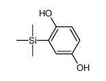 2-trimethylsilylbenzene-1,4-diol Structure