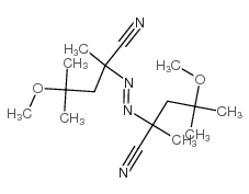 偶氮二甲氧基异庚腈结构式