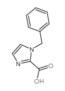 1-苄基-2-咪唑羧酸结构式