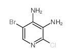 3,4-二氨基-5-溴-2-氯吡啶结构式