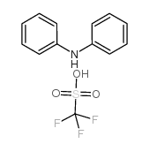 Diphenylammonium trifluoromethanesulfonate structure