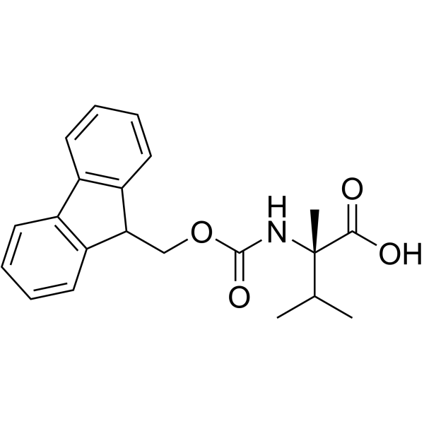 (S)-N-FMOC-alpha-Methylvaline Structure